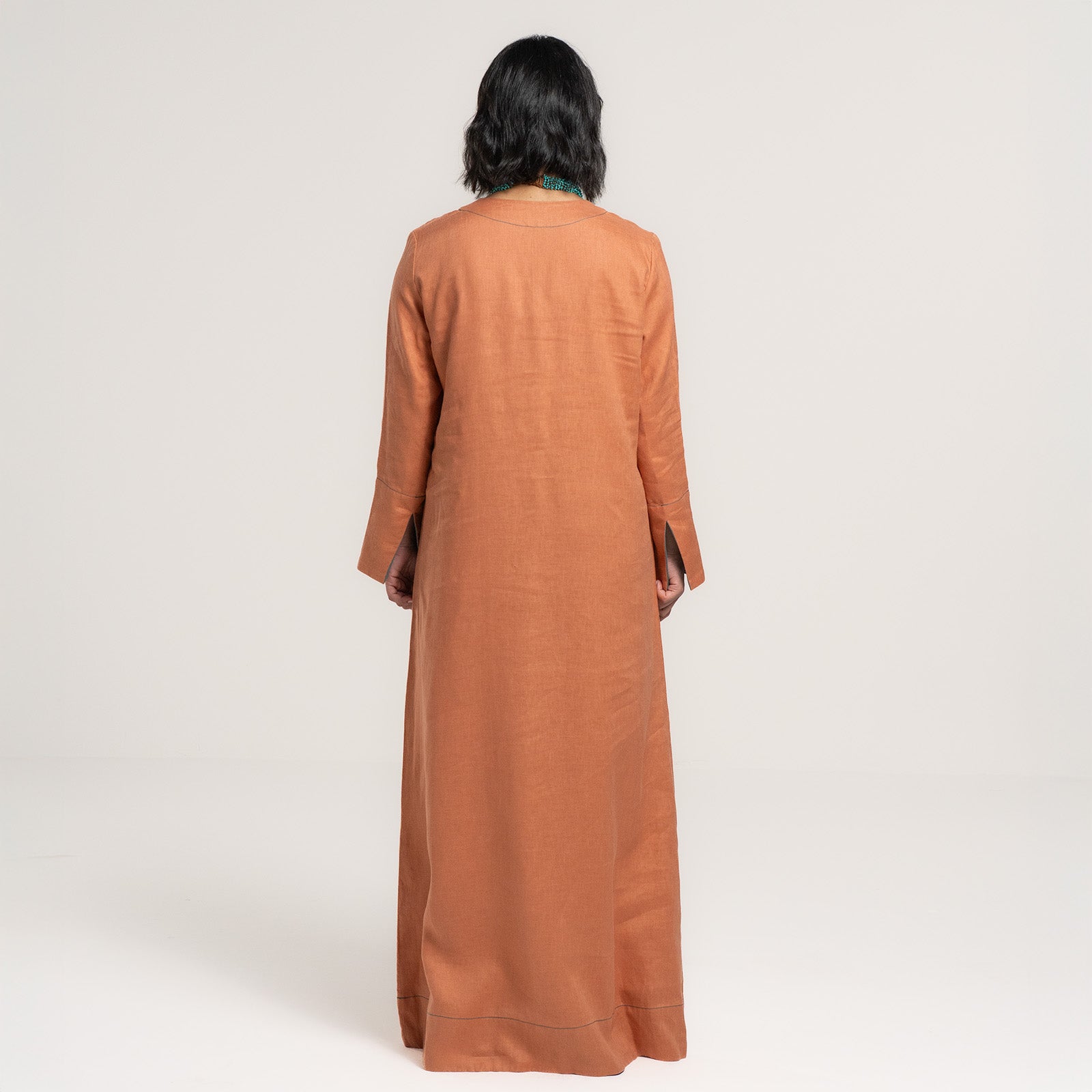 Orange Opal Dress with Green Edges